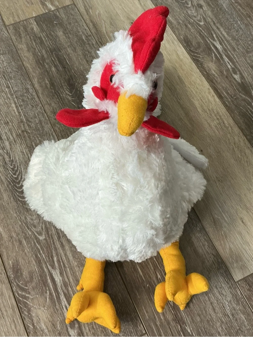 Clean Heidi the Hen, an 18-inch (or 16-inch) large chicken plush rooster